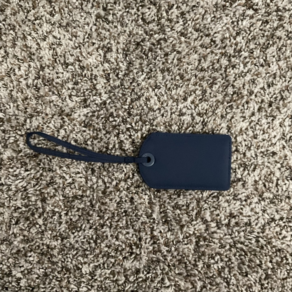 Vera Bradley Midnight Blue Travel Tag